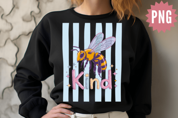 Bee Kind Quote Cute Bee Clipart PNG Desi