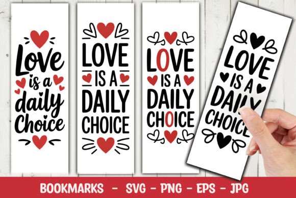 Daily Love Quote Bookmark Svg Png
