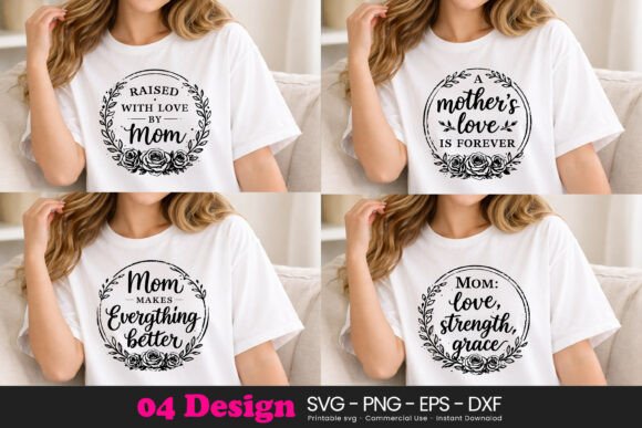 Mom Quote Design SVG Cute Mommy