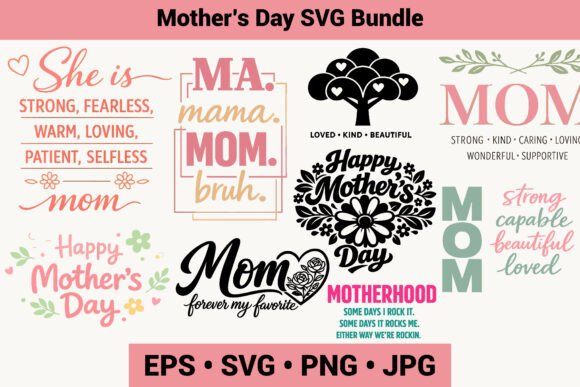 Mother’s Day Mom SVG Bundle