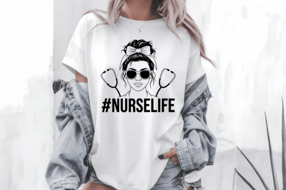 Nurses Life Nurse Quote Typography SVG