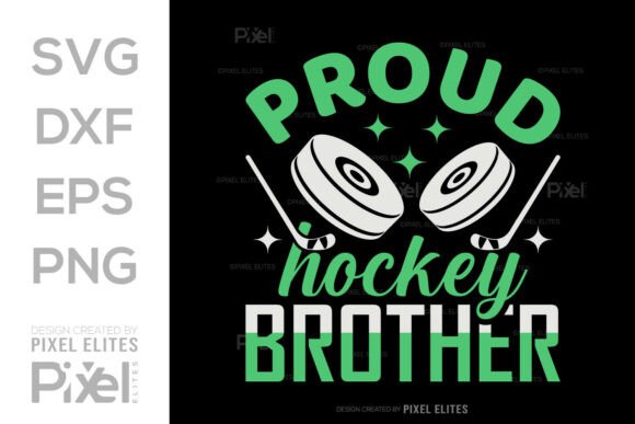 Proud Hockey Brother SVG T-shirt Design