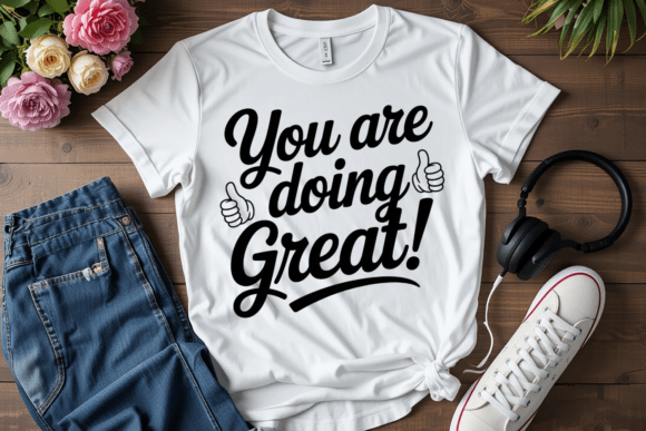 You Are Doing Great Quote PNG SVG